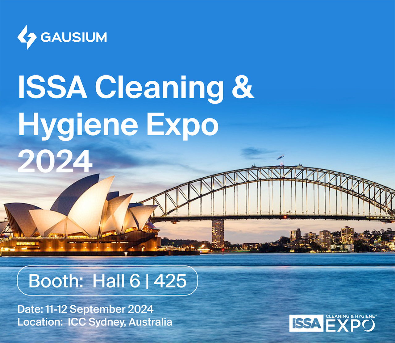 ISSA Cleaning Hygiene Expo 2024 Gausium