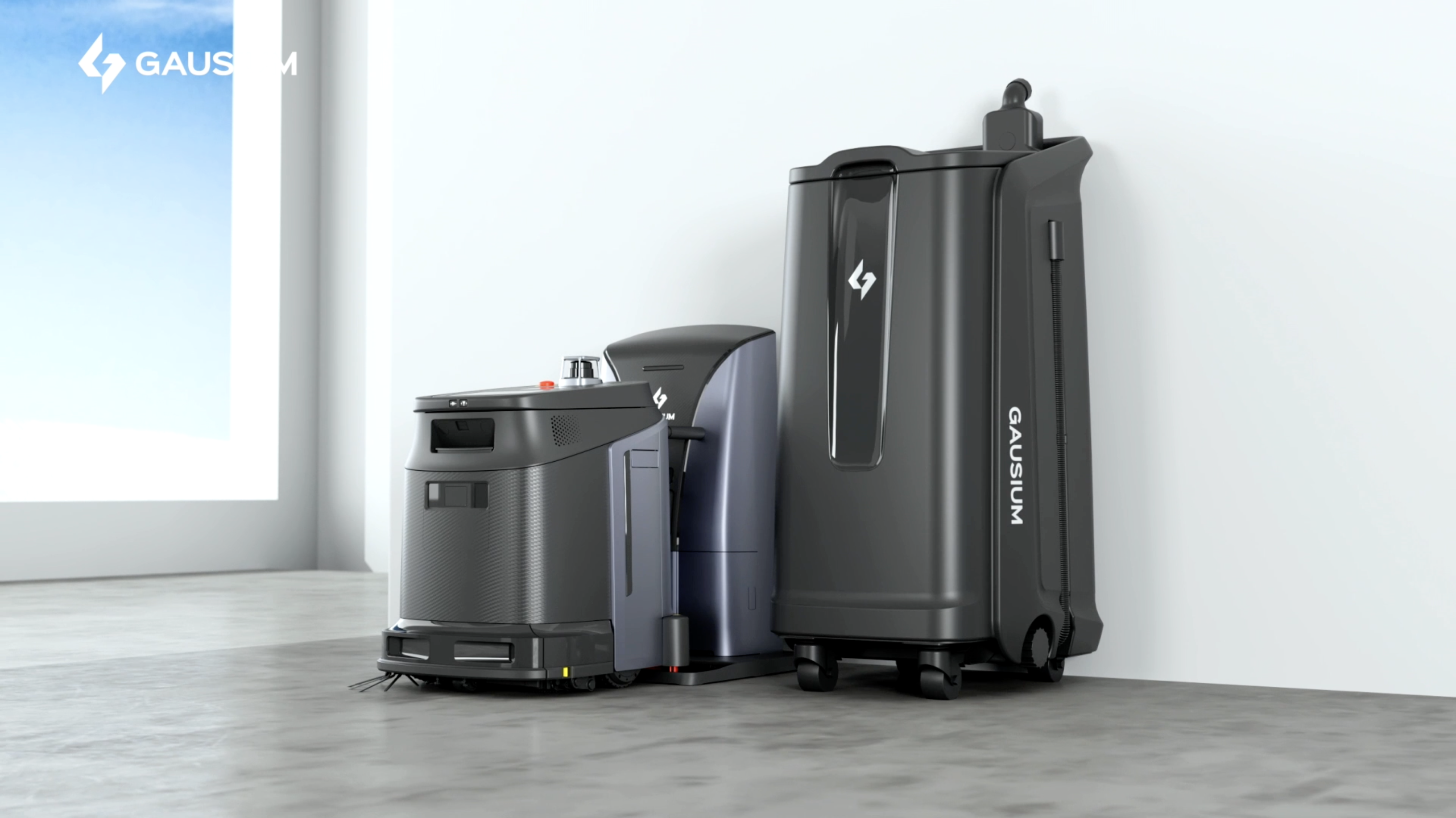 Gausium, ISSA, workstation, mobile water tank, Phantas, autonomous cleaning solutions