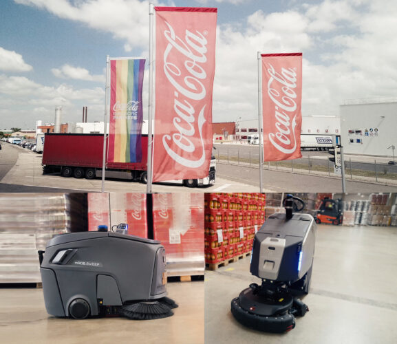 Coca-Cola Automates Warehouse Cleanliness with Gausium Beetle and Scrubber 75 Cleaning Robots