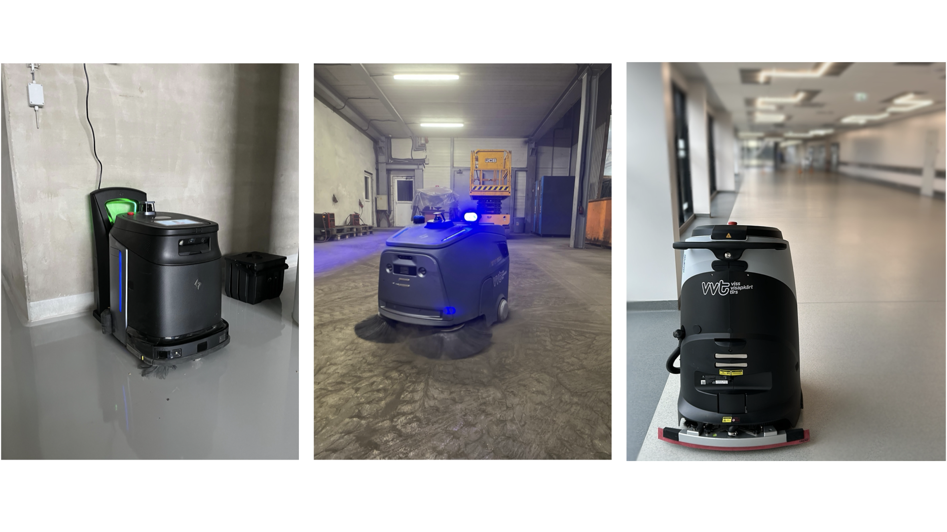 Gausium floor cleaning robot range supplied by VVT in Latvia