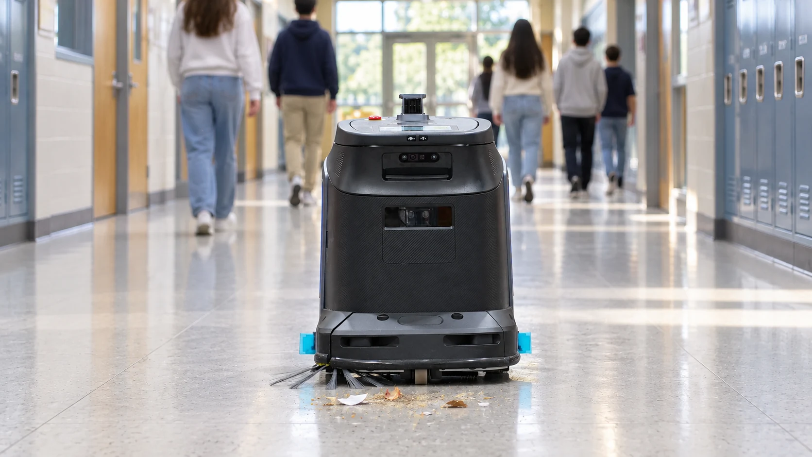 School Cleaning Robots: Matching the Machine to the Campus Route