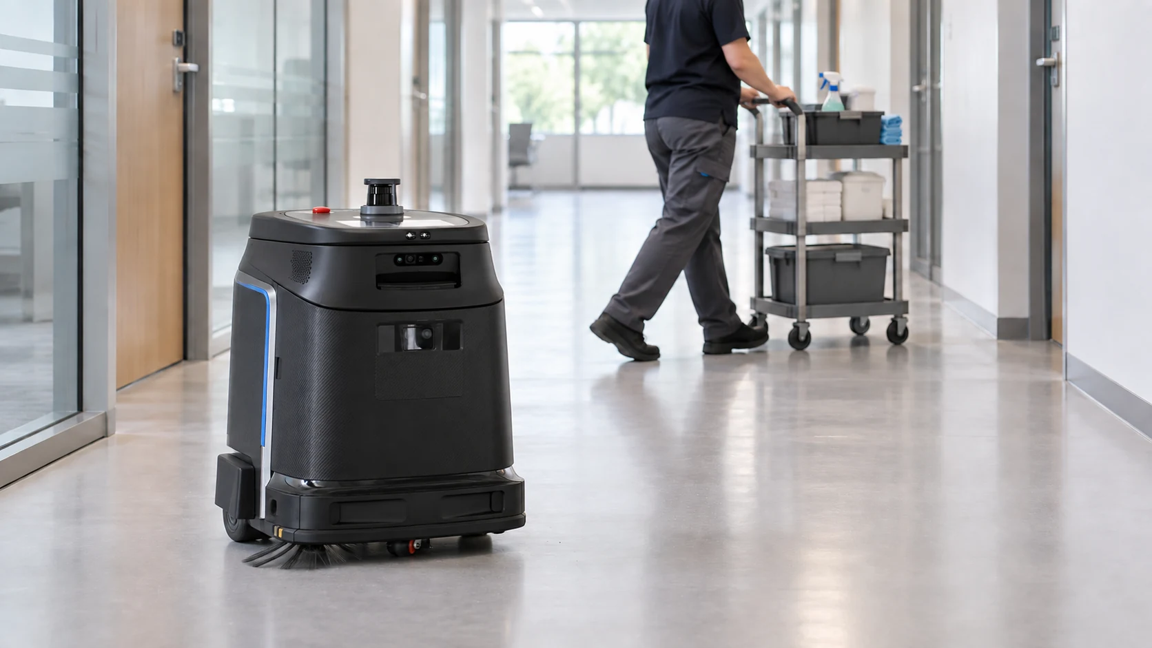 How Commercial Cleaning Robots Stay Safe Around People